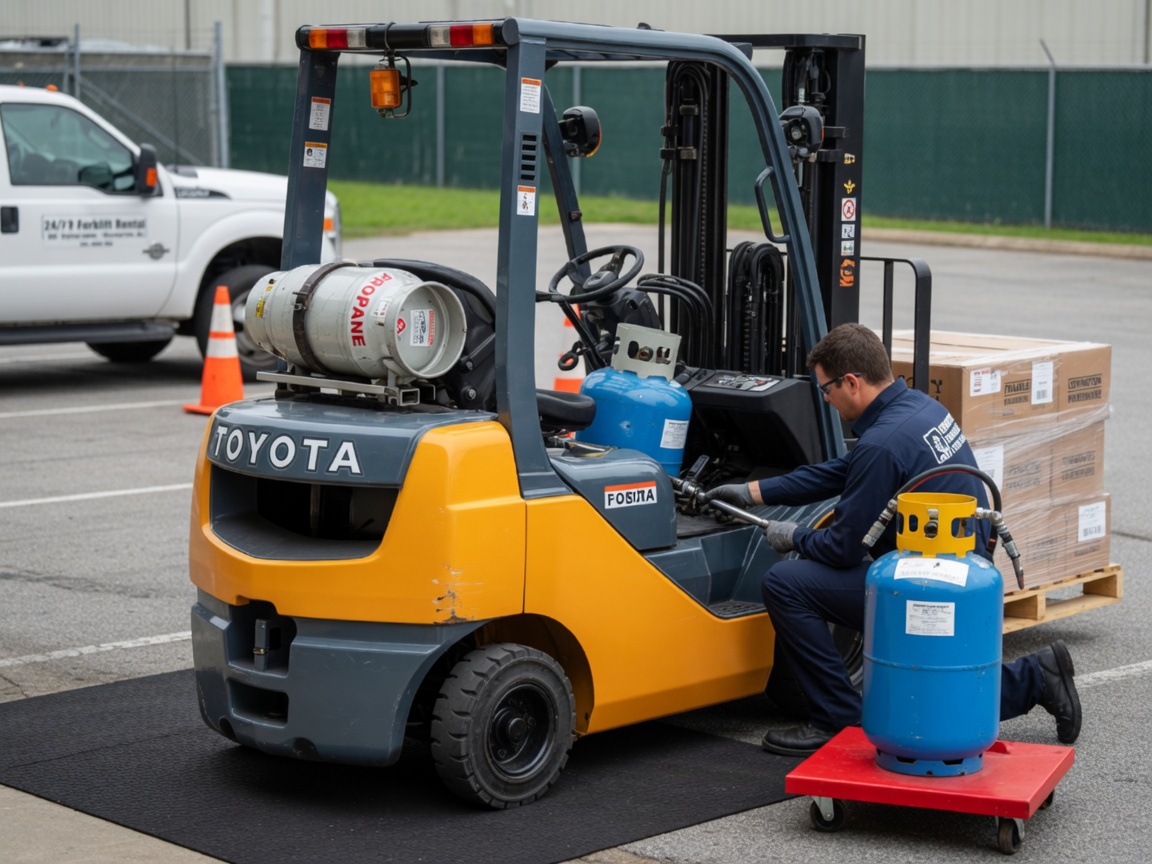 Propane Forklift Rental services